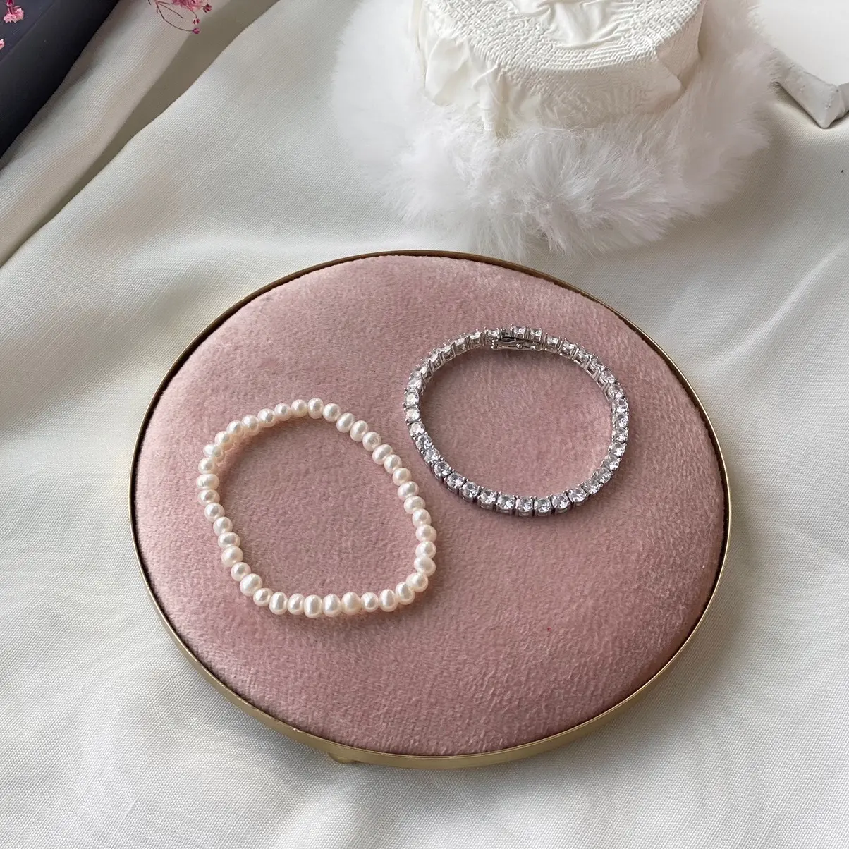 Cheru Crystal’s Stacking Essentials Bundle (S925 4mm Tennis Bracelet + 4mm Freshwater Pearls)61