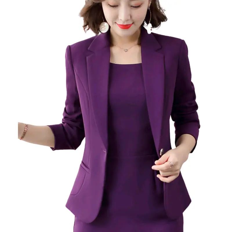 Blazer resmi wanita/ jas cewek/ jas perempuan kancing satu Formal 2