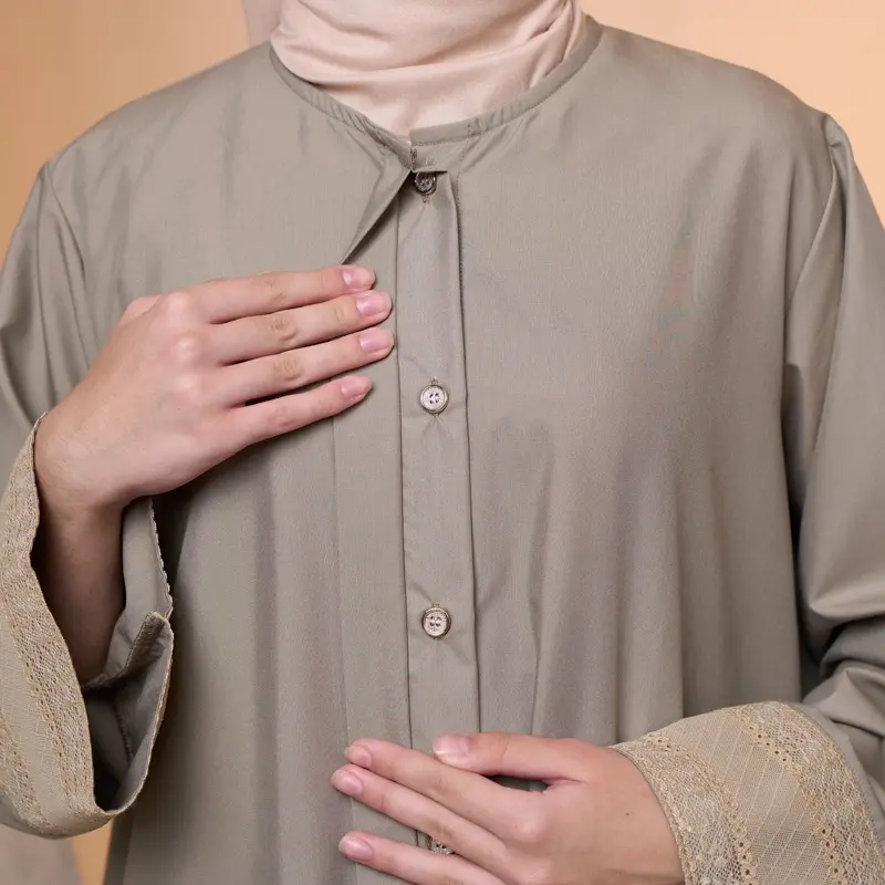 Raya Collection Raline by Mreen- Zayna Series- Dress Abaya Cotton Silk 6