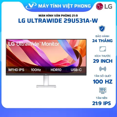 MÀN HÌNH LG ULTRAWIDE 29U531A 29" IPS FHD 100HZ - CHÍNH HÃNG BẢO HÀNH TOÀN QUỐC 2 NĂM