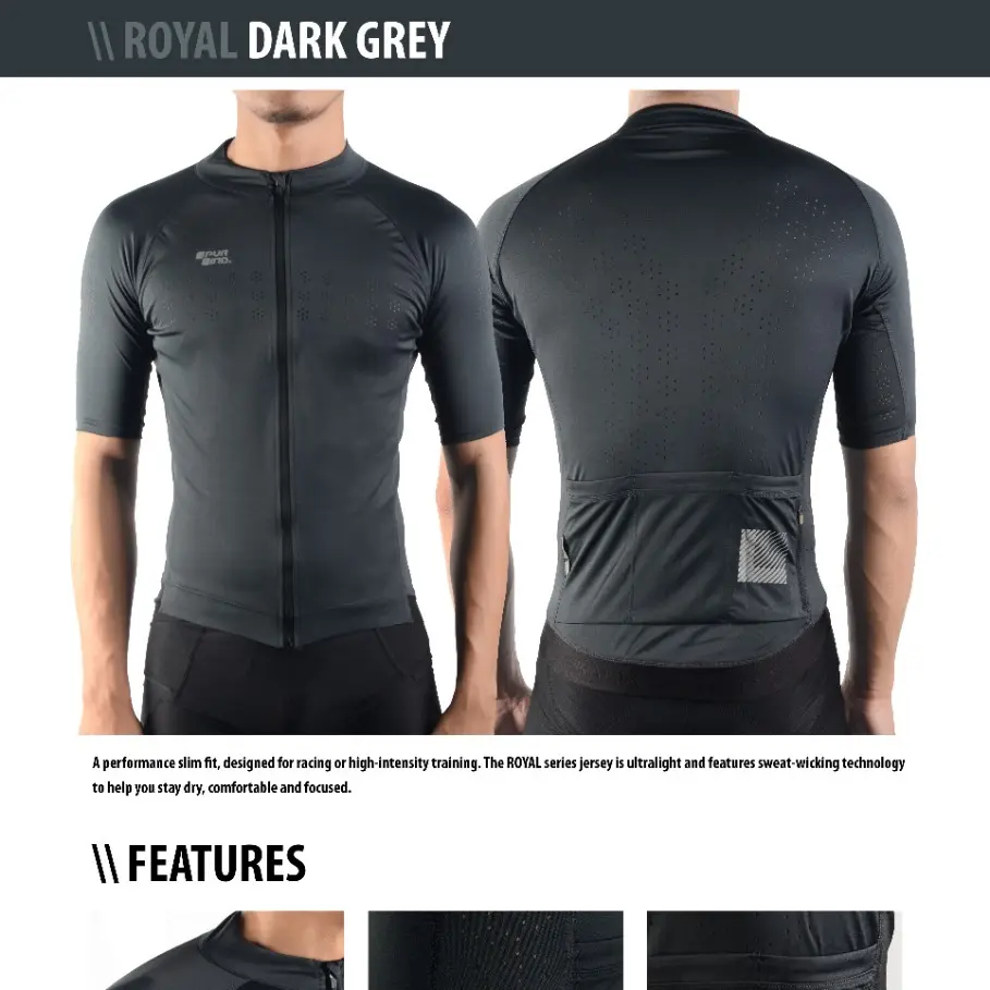 Jersey Roadbike PVRIND Series Royal | Rappapa