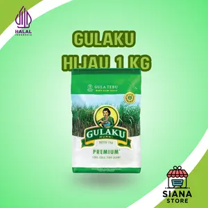 Gulaku Hijau Gula Pasir Putih Premium 1 Kg