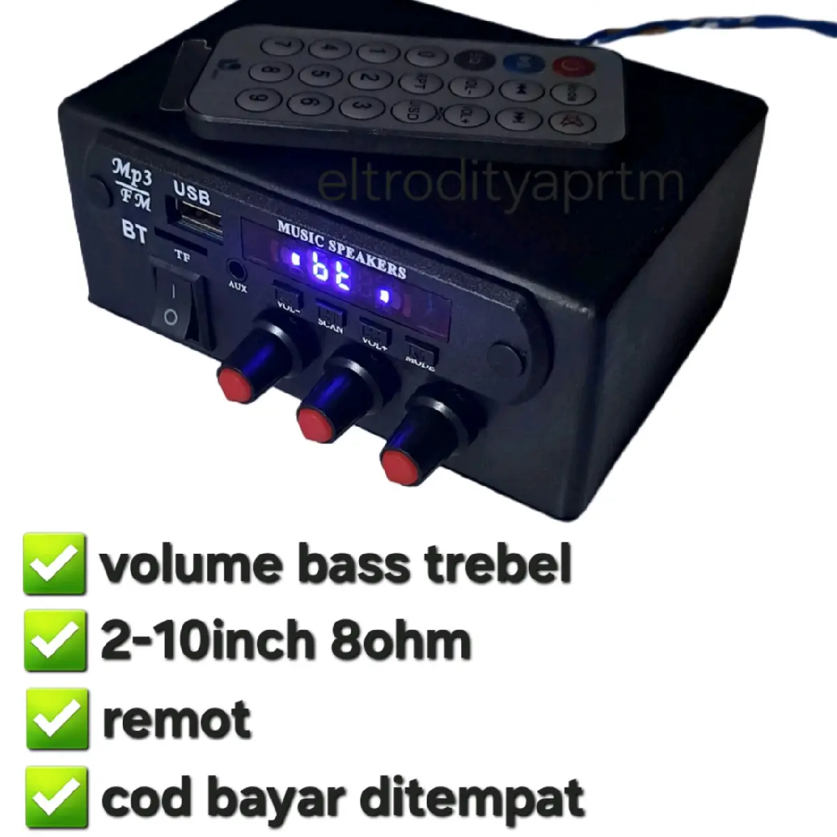 Ampli Mini 12v PASANG MOTOR MOBIL,JUALAN KELILING BISA