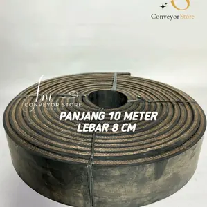Karet bantalan sasis bak truk ukuran 10 meter x 8 cm Tebal 12mm