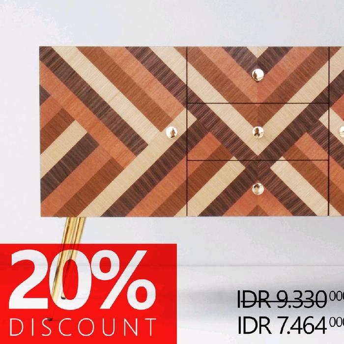 Gambar PROMO -20% - Katumbiri Credenza (Lemari TV, Bufet, Meja nakas) dari kaisugih Kab. Bandung Tokopedia