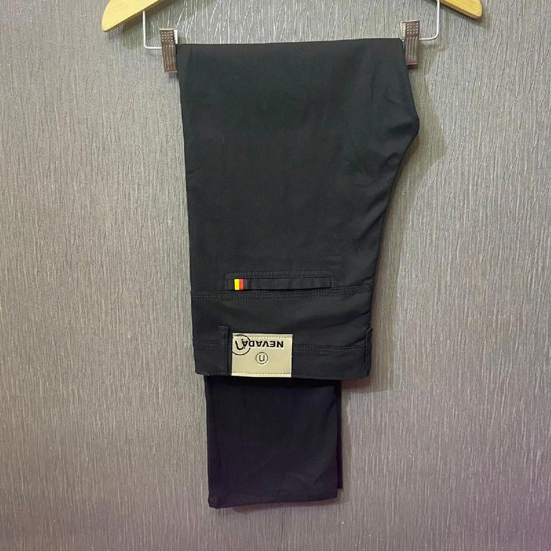 Celana Chino Panjang Pria Slim Fit Premium Kain Katun Twill Melar Dewasa  Casual Kerja Kantor Formal Nyaman Cowok celanachinos Stretch Hitam 2