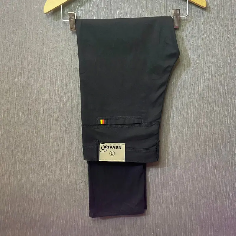 Celana Chino Panjang Pria Slim Fit Premium Kain Katun Twill Melar Dewasa  Casual Kerja Kantor Formal Nyaman Cowok celanachinos Stretch Hitam 2