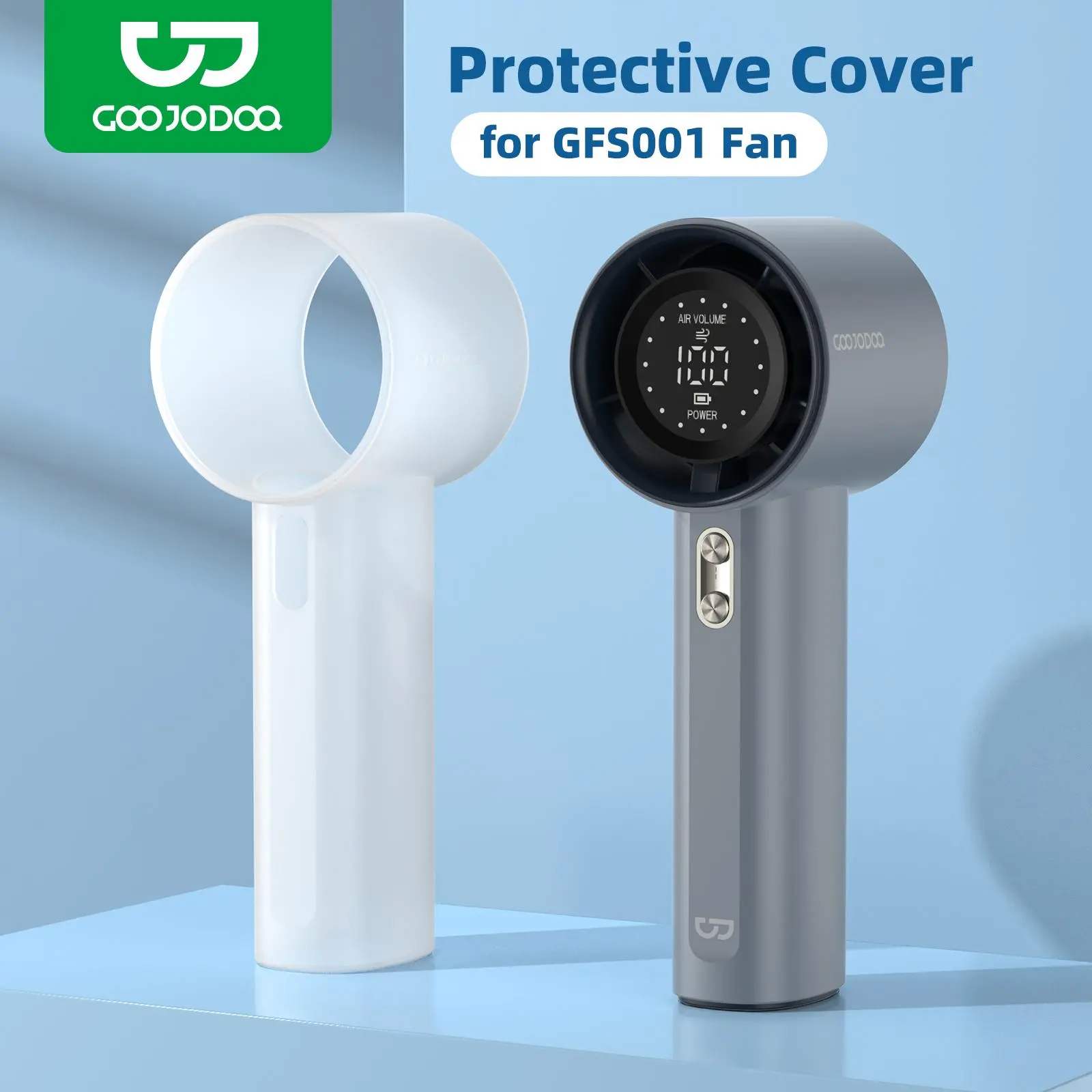 GOOJODOQ Hanya Silicone - Hanya Silicone - High-speed kipas Protective Case Cover Silicone Protector Washable Turbo Jet High-Speed