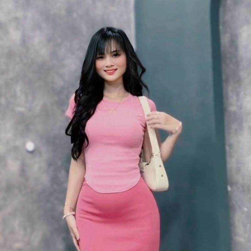 A03 Kiểu Phom Ôm Áo thun vạt bầu chất thun cotton co giãn 4chiều mềm mịn mát Muốn rộng tăng size