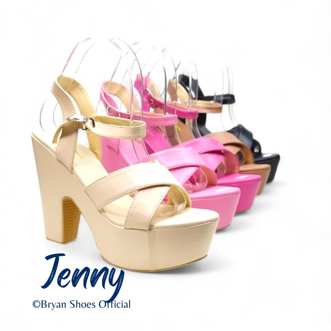 Bryan Jenny Platform Sandal High Heels Wanita tali 12cm Silang Hak tinggi tahu Shoes Hitam Putih sepatu cewek retro chunky Black hils Sendal Perempuan buat wisuda graduation wedges antiselip moca ootd pesta gemes cewe Antislip Fashion Show Catwalk Wedding Bryan Jenny Platform Sandal High Heels Wanita tali 12cm Silang Hak tinggi tahu Shoes Hitam Putih sepatu cewek retro chunky Black hils Sendal Perempuan buat wisuda graduation wedges antiselip moca ootd pesta gemes cewe Antislip Fashion Show Catwalk Wedding