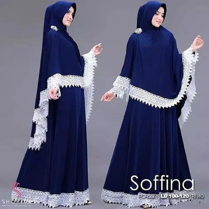 TERBARU!! Gamis Soffina Syari Set Hijab Jumbo 4XL Gamis Wanita Terbaru 2024 Mewah / Gamis Syari Simple Elegan / Gamis Syari Set Khimar / Gamis Ibu Ibu Model Sekarang / Gamis Seragam Wanita Pengajian Pernikahan Muslim Lebaran Renda Dewasa Remaja Kondangan 4