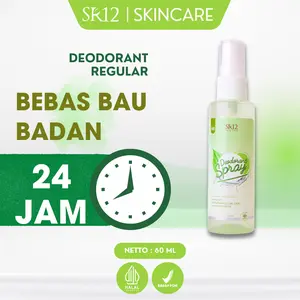 Deodorant Spray SR12 60ml Pencerah Ketiak Penghilang Bau