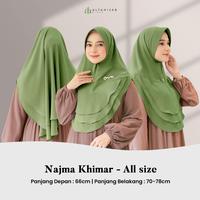 Gambar ALYAHIJAB - Najma Khimar | Tersedia PAD, SOFTPAD, NONPAD | Khimar Instan Bahan Babydoll 2 layer - Chocolate , Hard Pad dari ALYAHIJABBYNAJA_NEW Kab. Demak 3 Tokopedia