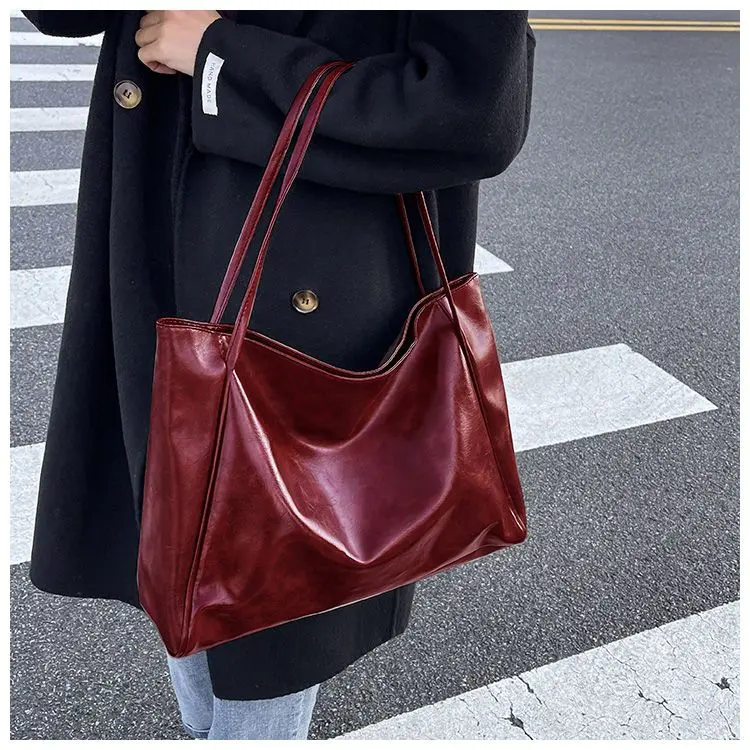 Large Capacity Tote Bag New PU Handbags Crossbody Bag for Women
