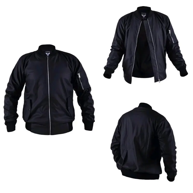 Jaket Bomber Pria Semi Kulit / Jaket Motoran Casual Distro  Cowok Dewasa jake tanti 1
