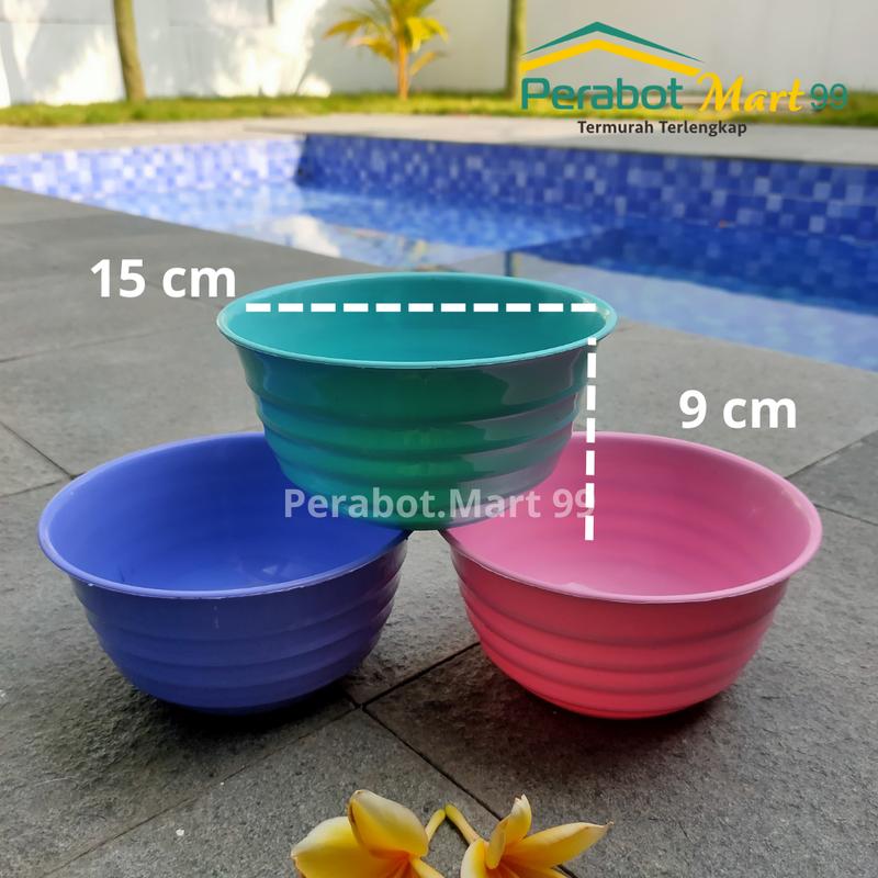 (12 PCS) MANGKOK ESTETIK / MANGKOK PLASTIK MURAH / MANGKOK AESTHETIC / MANGKUK SET / UNGU / HIJAU / PINK 4