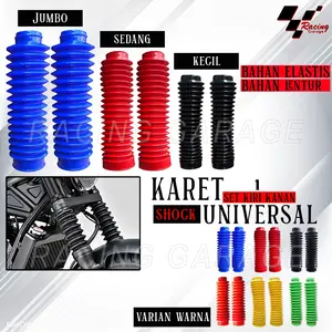 KARET SHOCK SHOK COVER USD CRF KLX WR YZ KTM SUPERMOTO SUPER MOTO TRAIL MATIK MATIC BEBEK MOTORCROSS MOTOR CROSS DIRTBIKE DIRT BIKE ACCECORIES AKSESORIES BEAT VARIO MIO PCX NMAX N MAX RX KING RXKING JUPITER UNIVERSAL Kendaraan Motocross Motorcycle