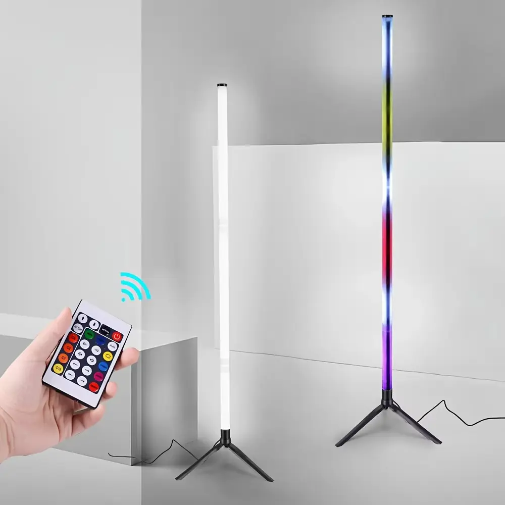 1.2M 5V RGB IC Floor Lamp Ambient Light Suitable for Bedroom Gaming Decoration Ambient Bracket Light Quick Delivery