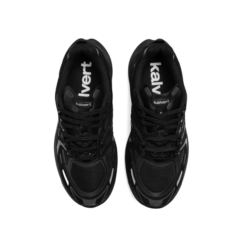 Kalvert - Future Wave - Sepatu Sneakers Sportstyle - All Black 5