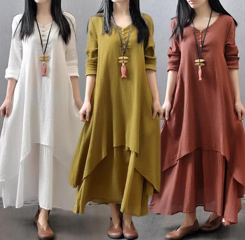 Dress Wanita Crinckle Premium Rina maxi anggun Best Seller Muslim Baju Casual 4
