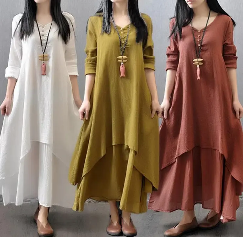 Dress Wanita Crinckle Premium Rina maxi anggun Best Seller Muslim Baju Casual 4