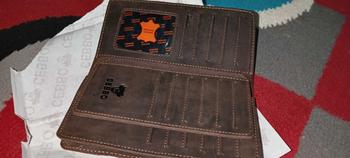Product Review of Dompet Panjang Pria Kulit Sapi Asli Crazy Horse Leathe Merk CEBBO Dompet Panjang Bisa Muat Hp Kartu Uang from r**0 2