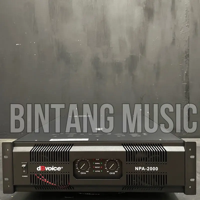 ￼power amplifier dbvoice firstclass npa 2000 original power 2 channel db voice NPA2000 class gb 2