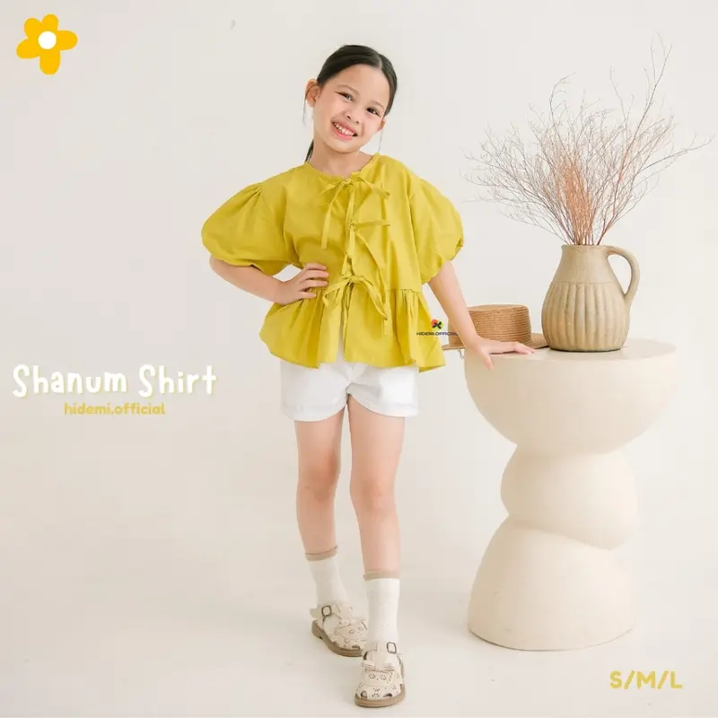 Atasan Anak Wanita / Blouse Anak Perempuan Style Korea Kekinian H.25 0