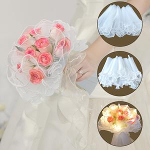 Papel para envolver estilo coreano con estampado floral, resistente al agua, papel para regalos mate, envoltura para ramos DIY para el Día de San Valentín y el Día de la Madre