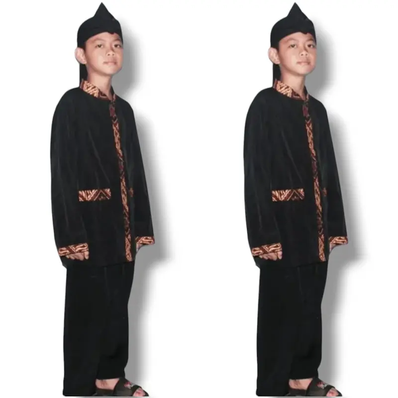 Setelan Pangsi Anak Seragam Sekolah Adat Sunda Style Usia 1-15 tahun Perempuan Cewek 1