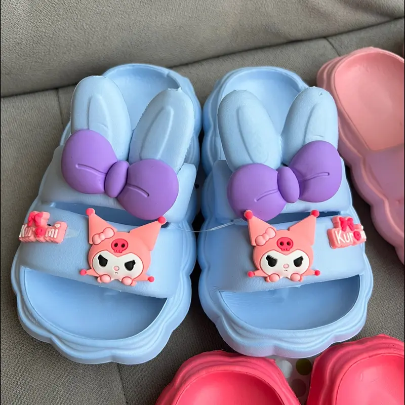 SANDAL SLOP ANAK COEWY KUROMI KELINCI CEWEK PEREMPUAN 8