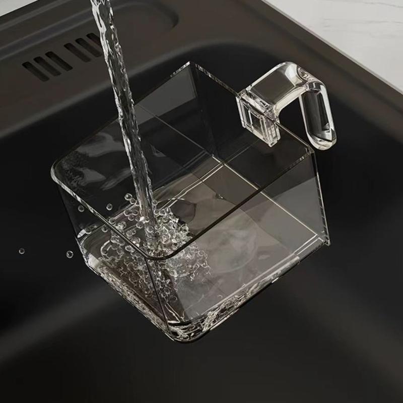 Wall hanging free punch seasoning box Household kitchen shelf Salt and MSG seasoning combination set seasoning bottle storage box Smooth Utensils  Pepper 2
