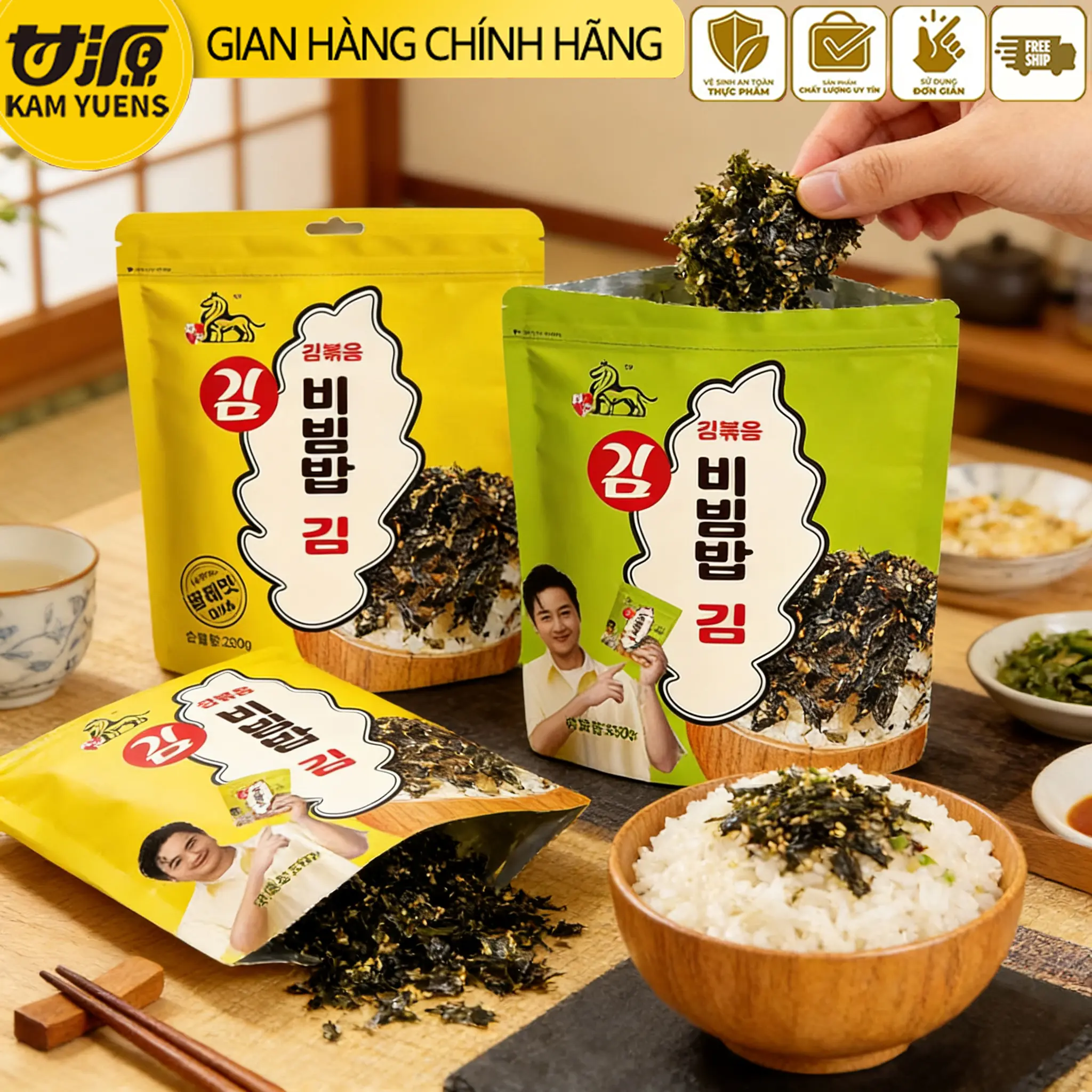[ZALA Official Rong biển] 250g-1000g Rong biển cuộn cơm Ngon khỏe mạnh và bổ dưỡng cơm trộn  rêu biển  thực phẩm bổ sung cho trẻ em không thêm vào