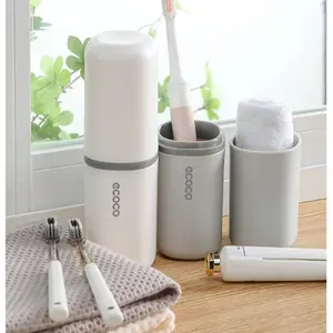 Papabear ECOCO Toothbrush Travel Cup - Rak sikat gigi tempat pasta gigi praktis modern