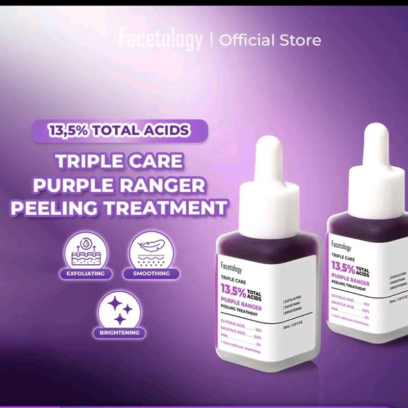 Facetology-serum peeling treatment purple ranger 2