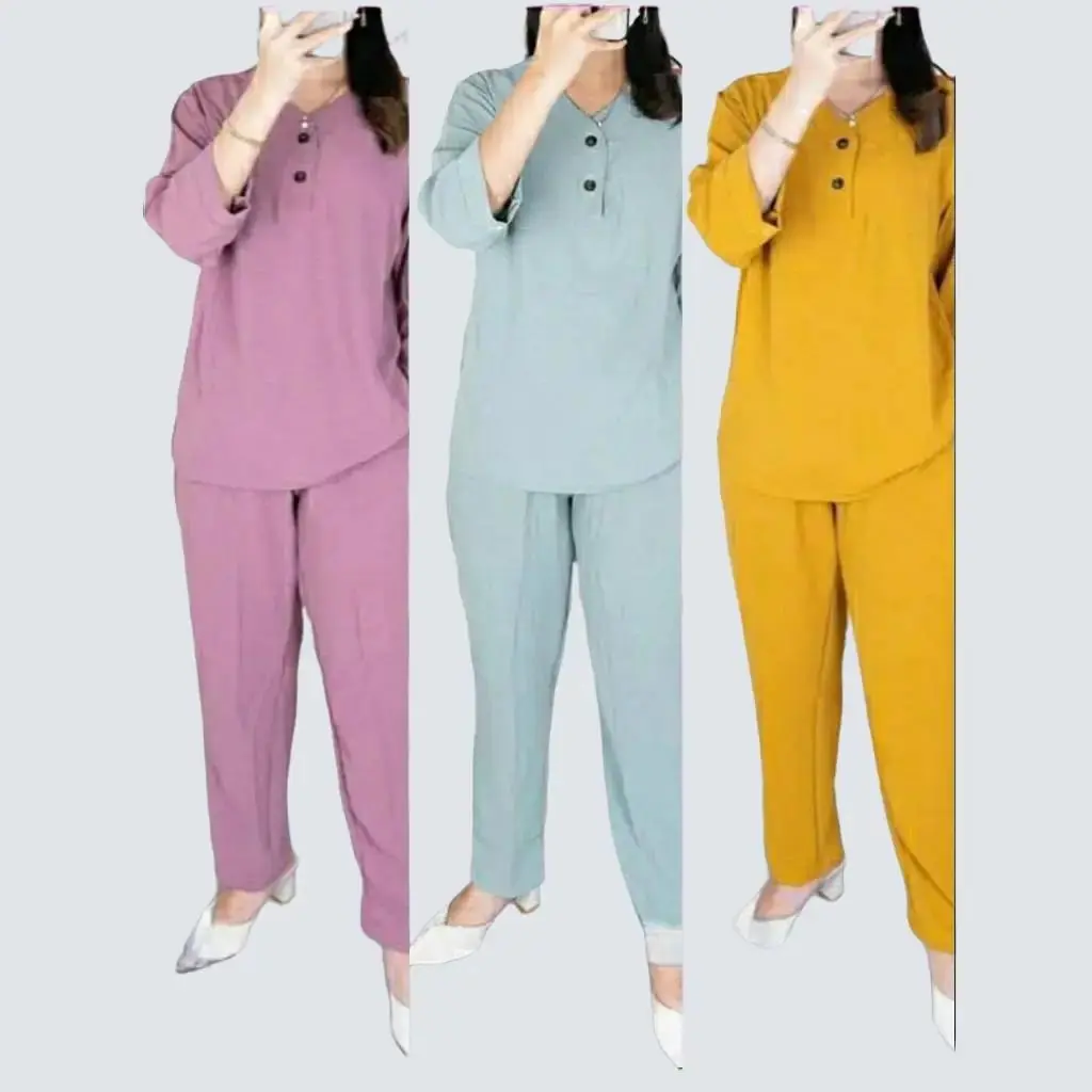 Paket Hemat 2 Stel / baju One set Wanita terbaru // set crinkle premium