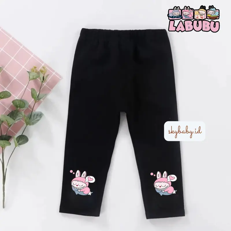 (PAKET 5 PCS) Legging Anak Labubu Series Usia 0-10 Tahun Bahan Adem Soft Quality - Cantik dan Fashion 2