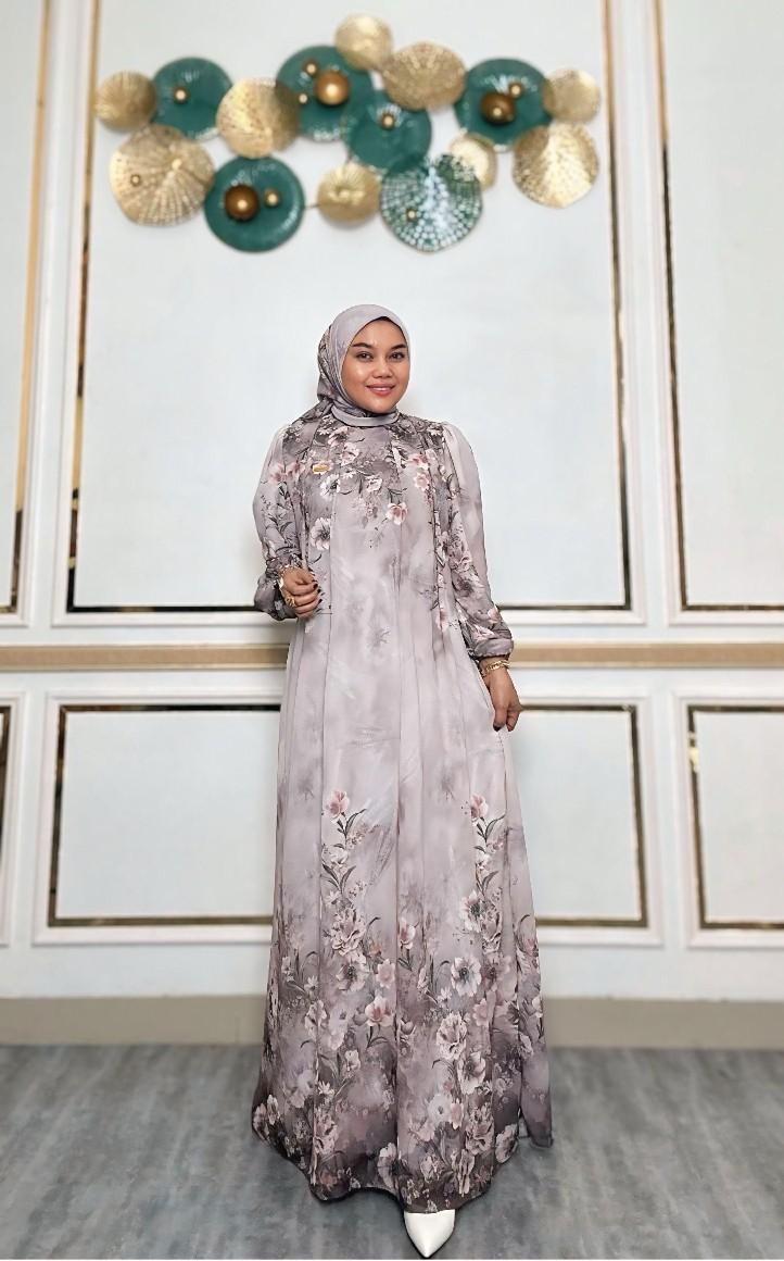 Product Introduction of set dung ceruty motif padaidi stored Gamis Digital 11
