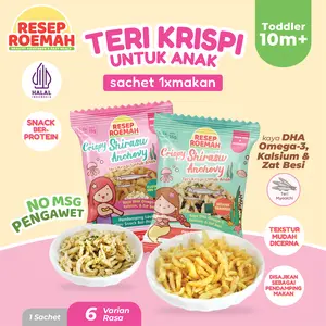 Resep Roemah Crispy Shirasu Anchovy / Teri Krispi Untuk Anak / Snack Sehat Mpasi No MSG / Toddler & Kids