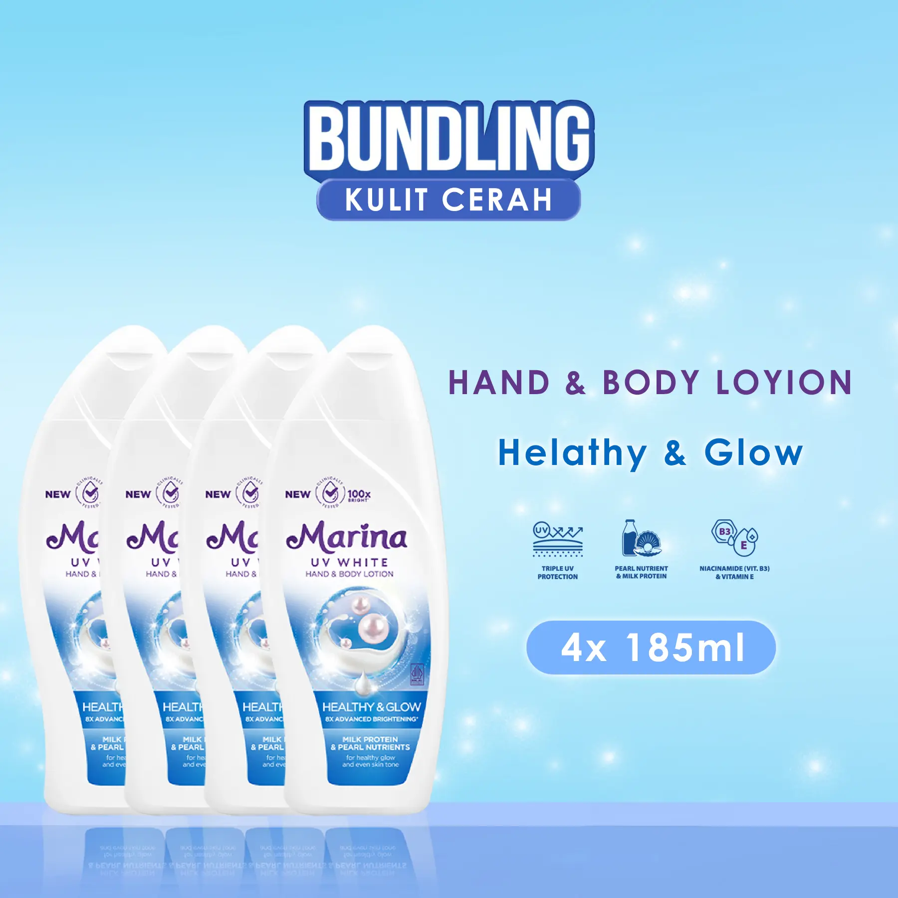 4 PCS Healthy & Glow