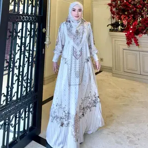 DRESS MOTIF EMPAT WARNA SHELLA SAUKIA