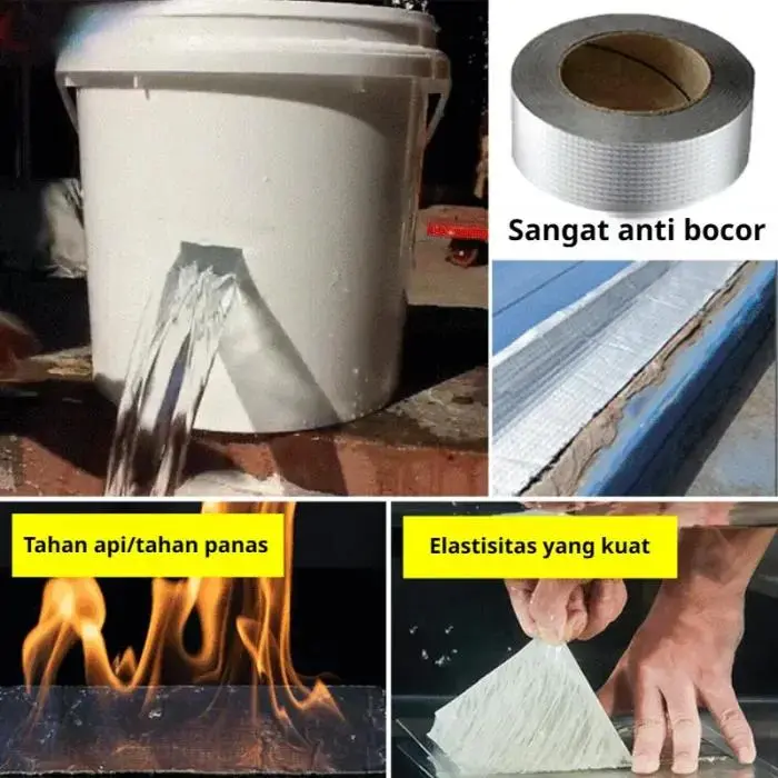 Pita Tahan Air Karet Butil untuk Atap Baja Berwarna dan Perbaikan Pipa 5