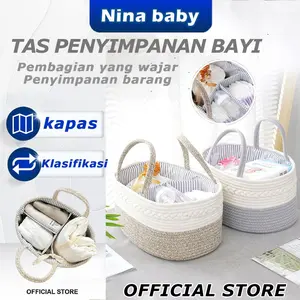 Nina baby Rope 6.6 Caddy Bag l Diaper Bag Organizer Bag Bayi Bags