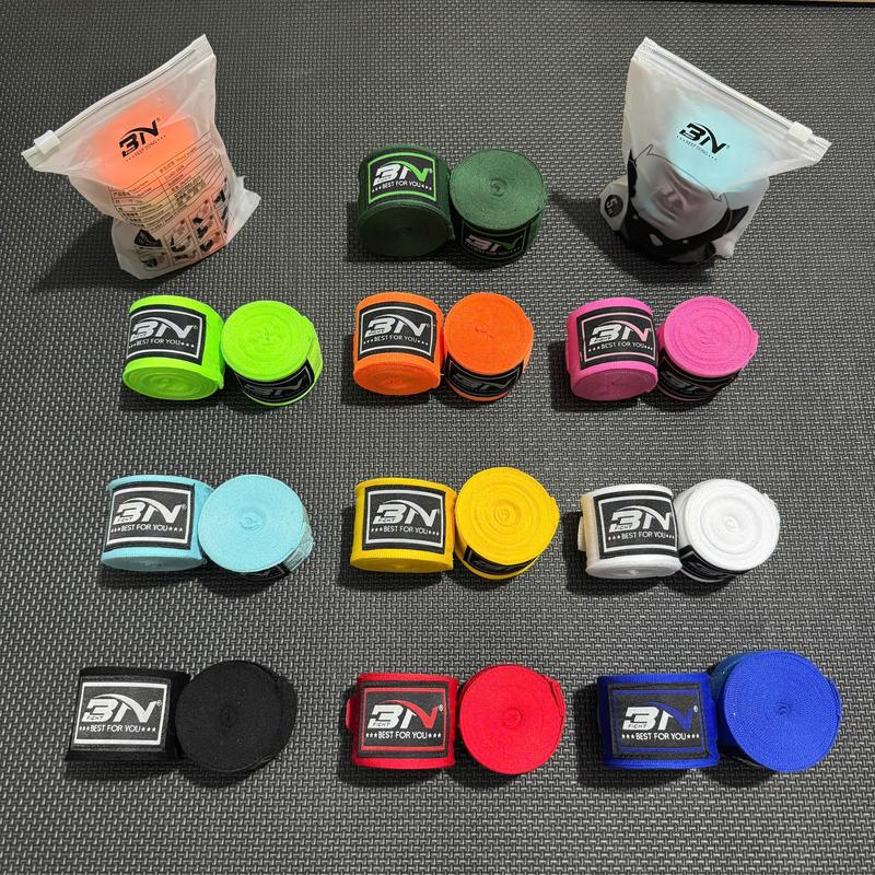 Băng quấn tay võ thuật băng đa võ thuật BN-Fight tập luyện boxing muay thái kickboxing co dãn có nhiều màu lựa chọn, Bán theo cặp 2 cuộn