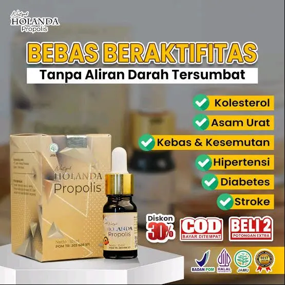 Holanda Propolis Original Asli Murni 10 Ml Extra Bee Pollen Cod Bayar Ditempat