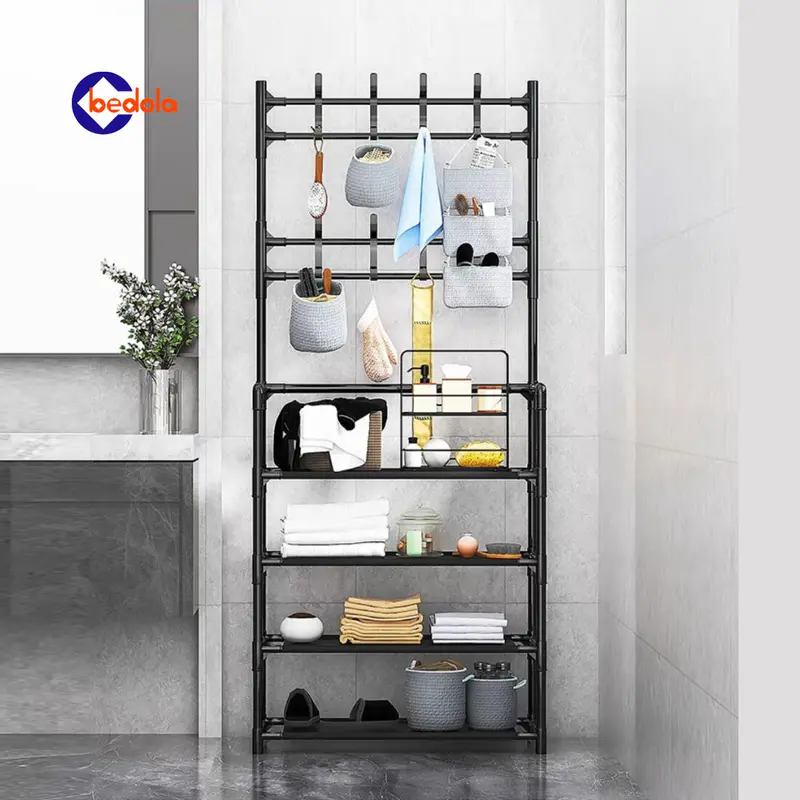 Bedola stand hanger rak sepatu rak hanger rak gantungan baju hanger topi tas 2