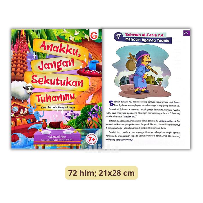 Gambar Buku Kisah Terbaik Penguat Iman - Anakku Jangan Sekutukan Tuhanmu GIP dari Toko Alida Jakarta Kota Administrasi Jakarta Selatan Tokopedia