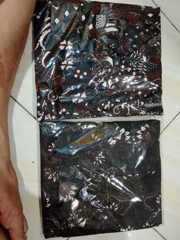 Product Review of 2. Baju Batik Couple Kemeja Gamis Poli katun Fashion Pasangan POLI KATUN Seragam Batik Sequins Muslim Wanita Sarimbit Keluarga Kondangan Dress Pesta Lebaran Motif from l**h 0