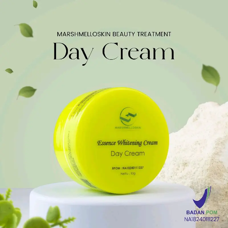 MARSHMELLOSKIN  1PCS DAY WHITENING HIJAU (SPF 50) 0