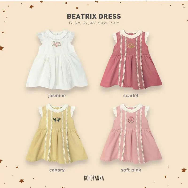 BOHOPANNA - BEATRIX DRESS - Dress Anak Perempuan 0